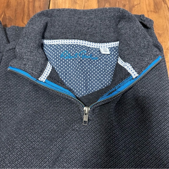 Robert graham sweater wool blend 1/4 zip - Picture 1 of 9